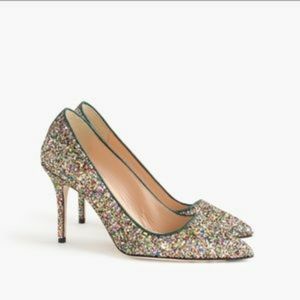 J.Crew Collection Elsie Glitter Pump 8